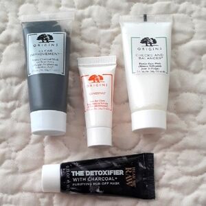 Origins Skincare Set - Mask, Serum, and Face Wash